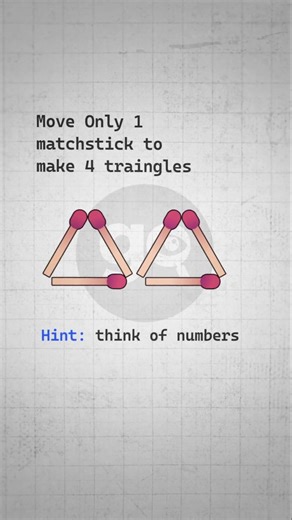 Only Geniuses Can Solve This Matchstick Puzzle 🔥