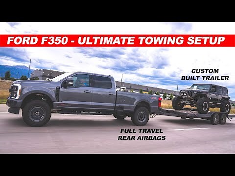 Ultimate Towing Setup for the 2023 and Newer Ford F350 Pt 3 | Driving Line BUILDS