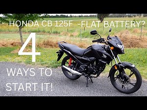 2026 Honda Cb125F -Flat battery No probs 4 easy steps to get you going again!