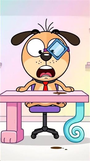 “Mr. Boof vs Tiny Coffee Drop ☕😂” #comedyshorts #funnycartoon