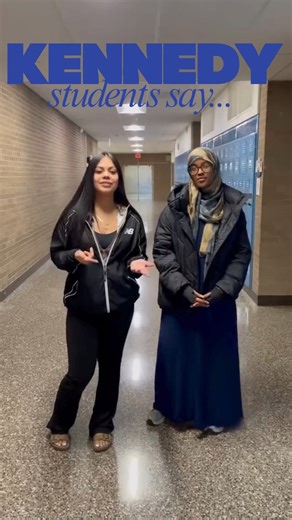 Kennedy High School | Kennedy students, like Sumaya and Alison, understand what is happening in class better when they’re here every day. They also appreciate... | Instagram