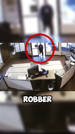 ROBBER FAILS to rob the store 😱😂 #shorts