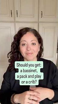 Bassinet vs. Pack and Play vs. Crib | TheStarterSet.com #babyregistry #babygear