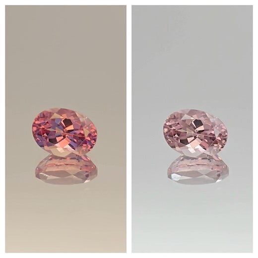 Rare Natural Color Change Garnet 1.23 Cts | 7×5 Mm Oval Cut | Color Shift From Peach Pink to Red Pink | #Q.343 - Etsy Canada