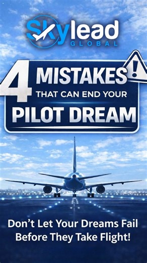 Skylead Global-Pilot Training Centre on Instagram: "Dreaming of becoming a pilot? 👨‍✈️✈️ These 4 common mistakes stop many students before takeoff. Watch till the end. https://skyleadglobal.com/ For more details contact: 📞 +91 9019321794 ✉️ hello@skyleadglobal.com Visit us at: 📍2nd Floor, Takshila Building, MG Road near Janatha Deluxe, Ballalbagh, Mangalore, 575003 #skyleadglobal #journeyof6years #aviationtraining #PilotTraining #AviationCareer"