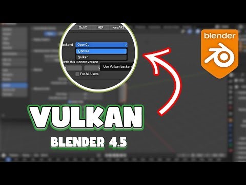 How To Enable Vulkan in Blender 4.5 ( NEW UPDATE )