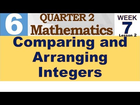 Q2 MATH 6 WEEK 7 Lesson 2 || COMPARING AND ARRANGIND INTEGERS | ADDING AND SUBTRACTING INTEGERS