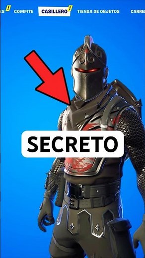 THE BLACK KNIGHT SKIN HAS A SECRET IN FORTNITE! #shorts #fortnite