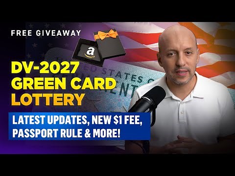 2027 DV Green Card Lottery Guide, New $1 Fee, Passport Rule! #dvlottery2027