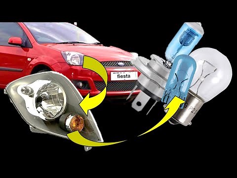 Headlight Bulb Change Ford Fiesta mk6 | Headlight REMOVAL is a MUST