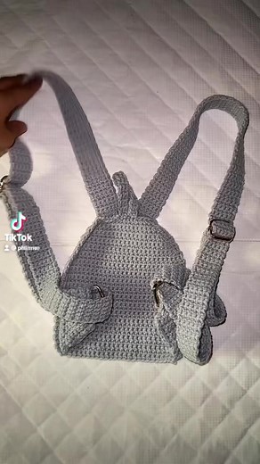 Backpack mini #crochet #lindacrochet #handmade #xuhuong #danmoclen #backpack #lensoi #tiktoker #danmoctuilen #balohandmade #lamcungtiktok