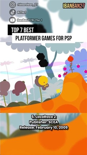 7 Best PSP Platformer Games! #shorts #psp #platformer #bestgame