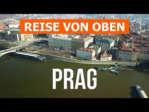 Prag von oben | Drohnenvideo in 4k | Tschechien, Prag aus der Luft