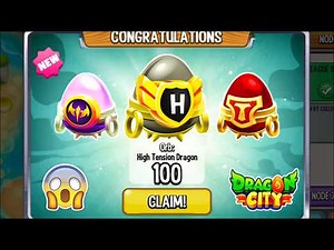Opening 100 Heroic Egg Chest I Saved in Dragon City for FREE! 😍