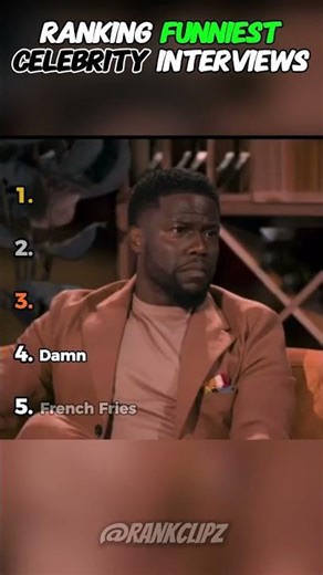 Ranking the funniest celebrity interviews #funny