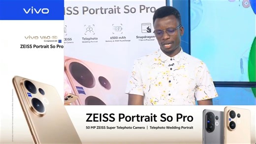 The New Vivo V60 (5G) The Vivo V60 is more than just a phone — with Zeiss lenses and 100x optical zoom, you can capture portraits, sunsets, even the moon as if it’s right in front of you - Dickson Omondi, Training Manager, Vivo Kenya #HeyMariam | NTV Kenya