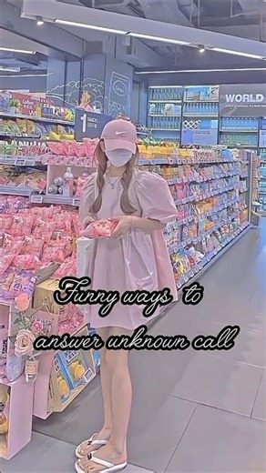 Funny Ways to Answer Unknown Call #lyrics #music #speedsong #edit