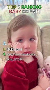 RANKING TOP 5 EMPATH BABY