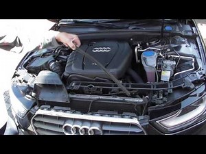 Luftfilter/ Luftfiltereinsatz ausbauen Audi A4, B8 - Audi A4 air filter change