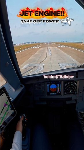 Feel the Power 🔥 | Takeoff from Cockpit ✈️