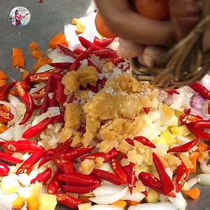 Cooking Spicy Chicken Stomach by grilling in bamboo & Eating Part 2 | Lisa Cooking