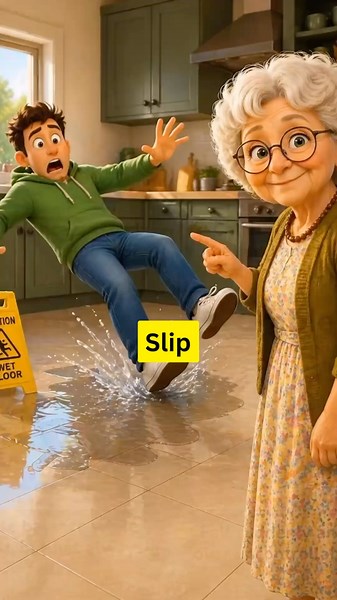 Slip, Trip, Stumble, Tumble – Do You Know the Difference? 🤔 #learnenglish #englishvocabulary #esl