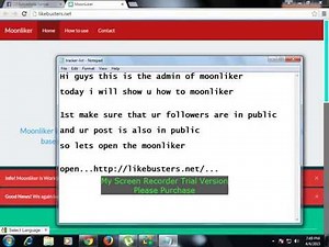 Moonliker How to get Unlimited Likes in facebook