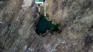 🔹 Come see the bottomless* blue hole! 🌀 The Blue Hole is a spring aquifer on the property of Castalia Fish Hatchery. From the 1920s to 1990 the Blue Hole was a tourist site, attracting 165,000 visitors annually at the height of its popularity. Stop by to see this and more at the Castalia Fish Hatchery Open House coming up this Saturday. *The Blue Hole has been sounded and found to be about forty-three to forty-five feet (13.1 to 13.7 m) deep. | Ohio Division of Wildlife