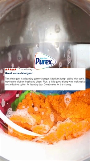 Trust Purex to keep clothes clean and fresh, wash after wash. 💪 Check out this review on the Purex® Advanced Oxi Coldwater Power Liquid Laundry Detergent, and shop our products here: https://bit.ly/44qhQ51 *Testimonial from Purex.com* #Purex #PurexLaundry #LaundryDetergent #CleanTok #LaundryTok | Purex
