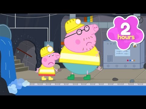 Peppa and Daddy Pig go UNDERGROUND 💦 Peppa Pig Full Episodes | 20 Minutes
