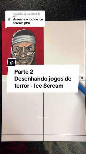 Desenhando Rod de Ice Scream - Parte 2