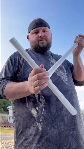 DIY banner stand. PVC stand