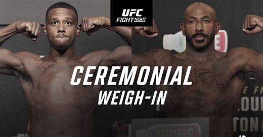 UFC Baku: Hill vs. Rountree Jr. Ceremonial Weigh-in Video