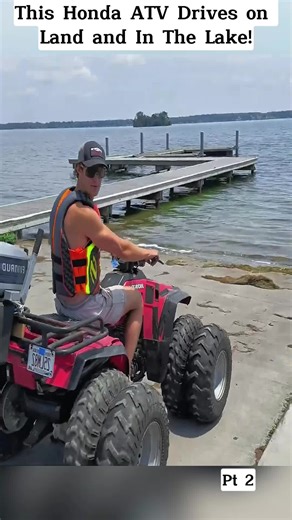 Part 2 #honda #ATV #racing #custom #lake