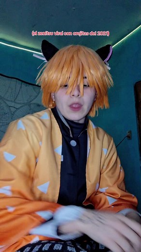 Cosplay of Zenitsu Agatsuma from Demon Slayer