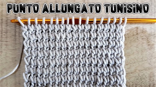 Uncinetto Tunisino Facile – Punto Allungato