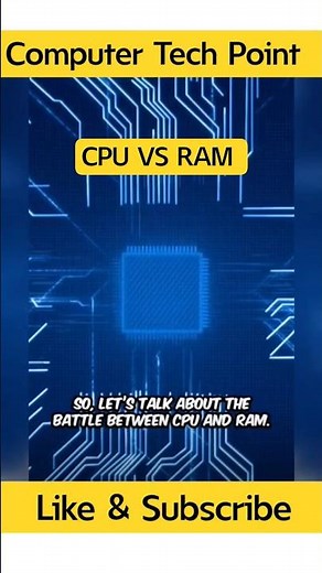 CPU VS RAM