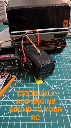 ESS Dual Plus RC Engine Sound Simulator Overview#RCEngine #ESSDualPlus #RCMods #RCCars #RCHobby