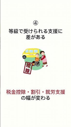 【 実は知られてない】障害者手帳の等級による違い #障害者手帳 #等級