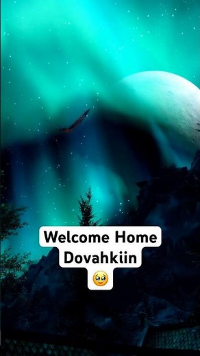 Welcome Home, Dovahkiin 🥹 #skyrim #elderscrolls #shorts