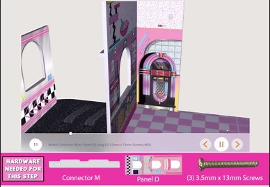 L.O.L. Surprise! OMG Fashion House Playset with 85+ Surprises and Made from Real Wood Including Pool, Spiral Slide, Rooftop Patio, Movie Theater, Transforming Furniture, and More!