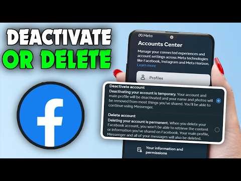 How to Deactivate or Delete Facebook Account on Android (2026)
