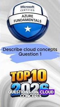 Don’t Fail AZ-900: 10 Tricky Questions You MUST Know (2026 Updated) Q1