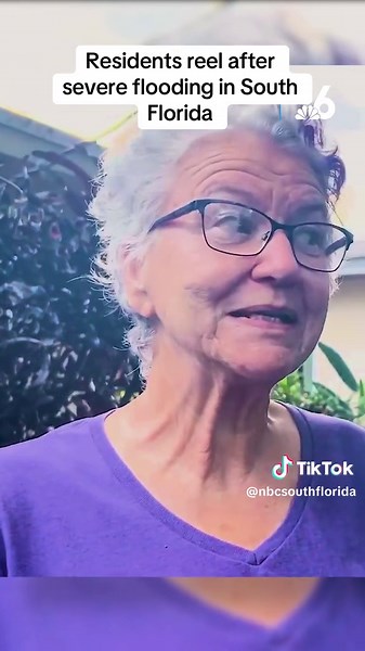 South Florida residents are picking up the pieces after torrential rain flooded multiple neighborhoods in the area.⁠ ⁠ While some areas did experience receding water levels, the situation remains dire and more rain is expected.⁠ ⁠ #flood #rain #southflorida