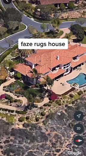 Exploring Faze Rug's Home on Google Earth