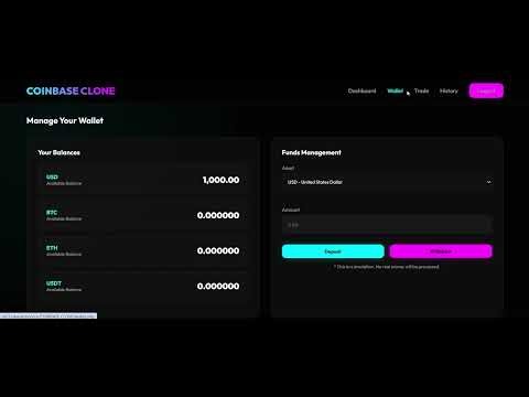 🚀 Build a Coinbase Clone (Full Crypto Exchange) in PHP | Neon UI + Trading System 💻