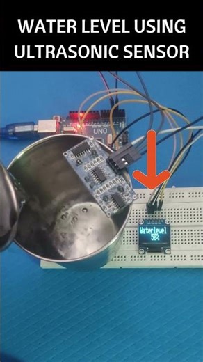 WATER LEVEL DETECTOR USING ULTRASONIC SENSOR