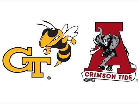 1981 Georgia Tech at #2 Alabama (Highlights)