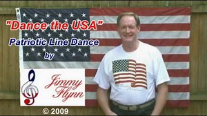 How to dance "The USA" patriotic line dance by Jimmy Flynn