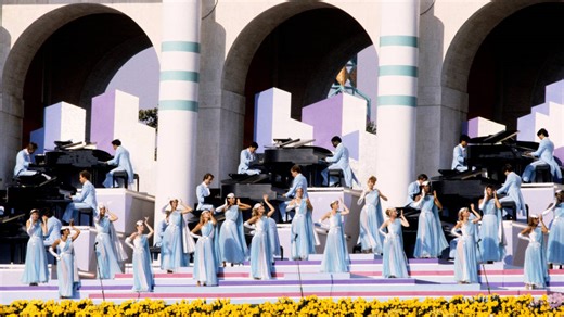 When Gershwin’s ‘Rhapsody in Blue’ reverberated on 84 pianos in the 1984 Summer Olympics